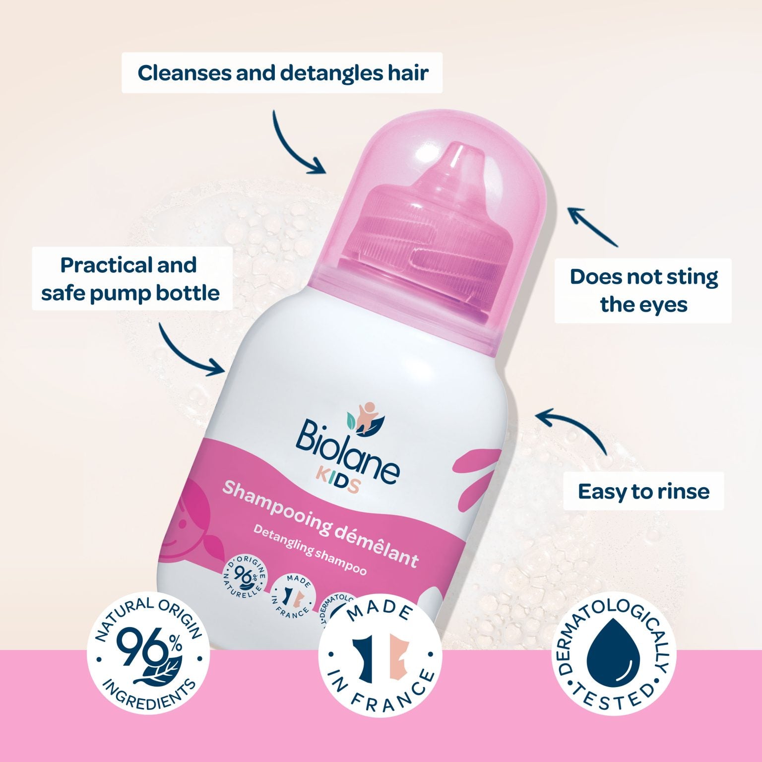 Biolane Detangling Shampoo Kids – 250ml