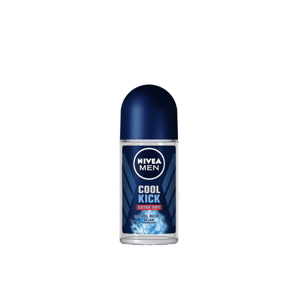 Nivea Men Cool Kick Roll-On Deodorant | 48H Freshness & Cooling Effect