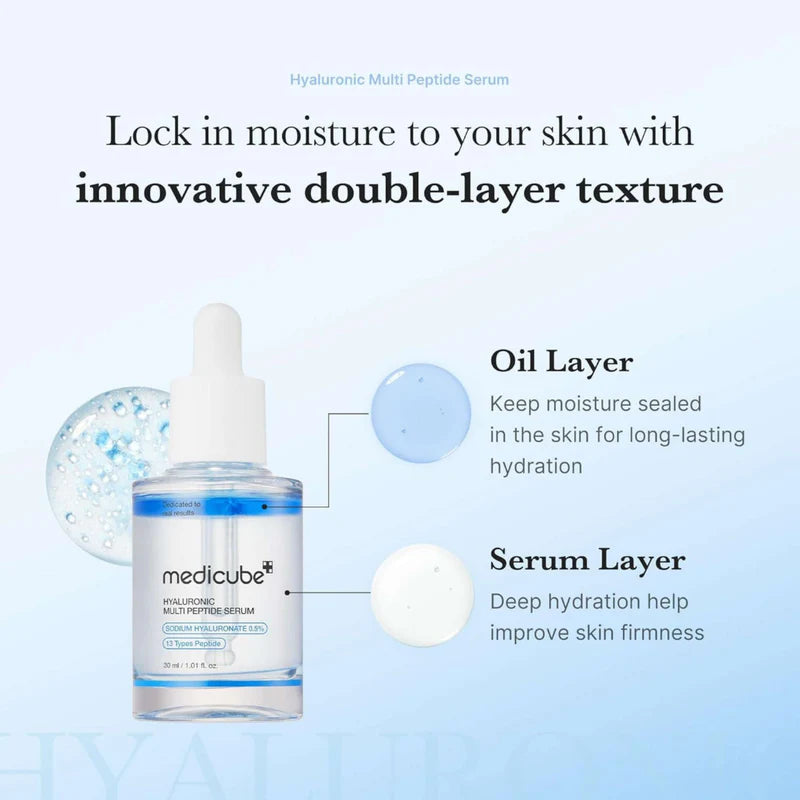 MEDICUBE HYALURONIC MULTI PEPTIDE SERUM 25 - 30ML