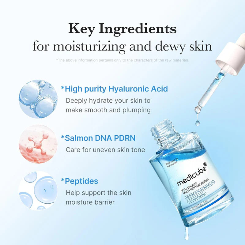 MEDICUBE HYALURONIC MULTI PEPTIDE SERUM 25 - 30ML