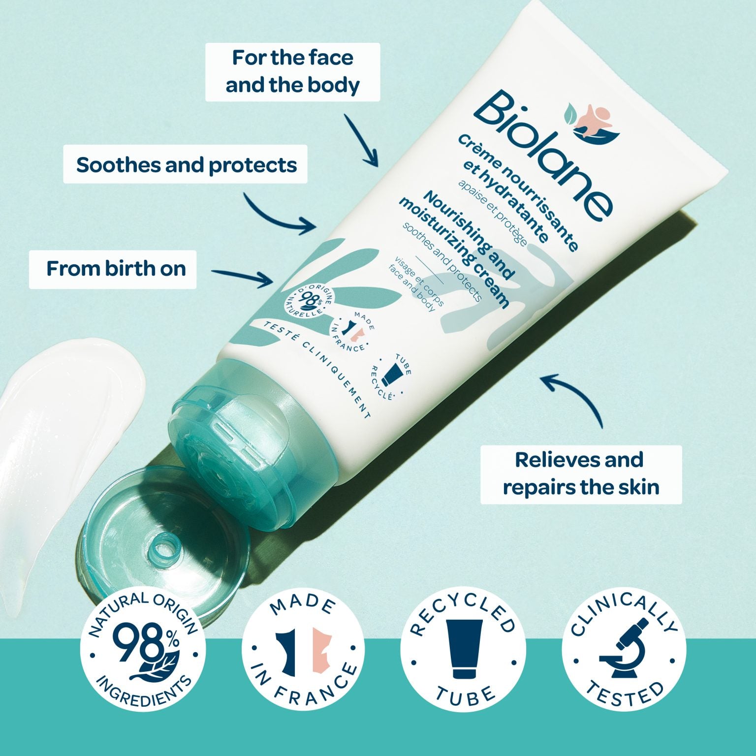 Biolane Nourishing Moisturizing Cream