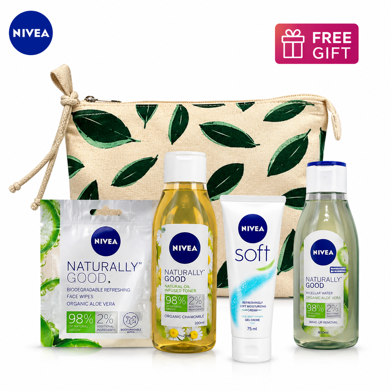 NIVEA Naturally Good Skincare Bundle