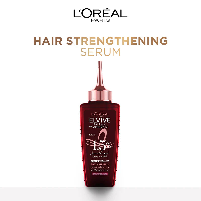 L'Oréal Paris Elvive Fall Resist Anti Hair-Fall Serum With Aminexil | Strengthens & Reduces Hair Fall