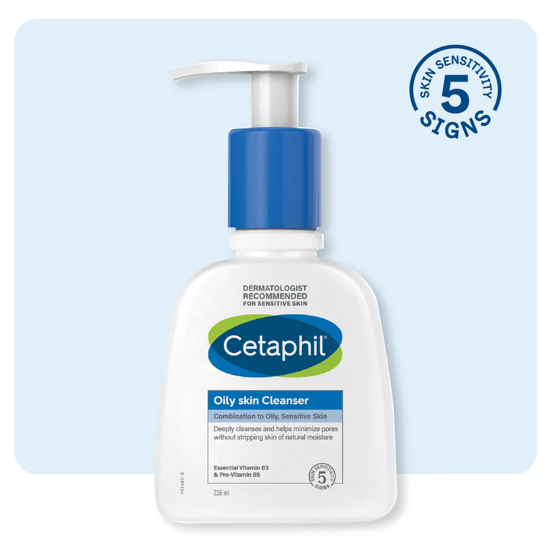 Cetaphil Oily Skin Cleanser – Gentle Deep-Cleansing for Oily Skin