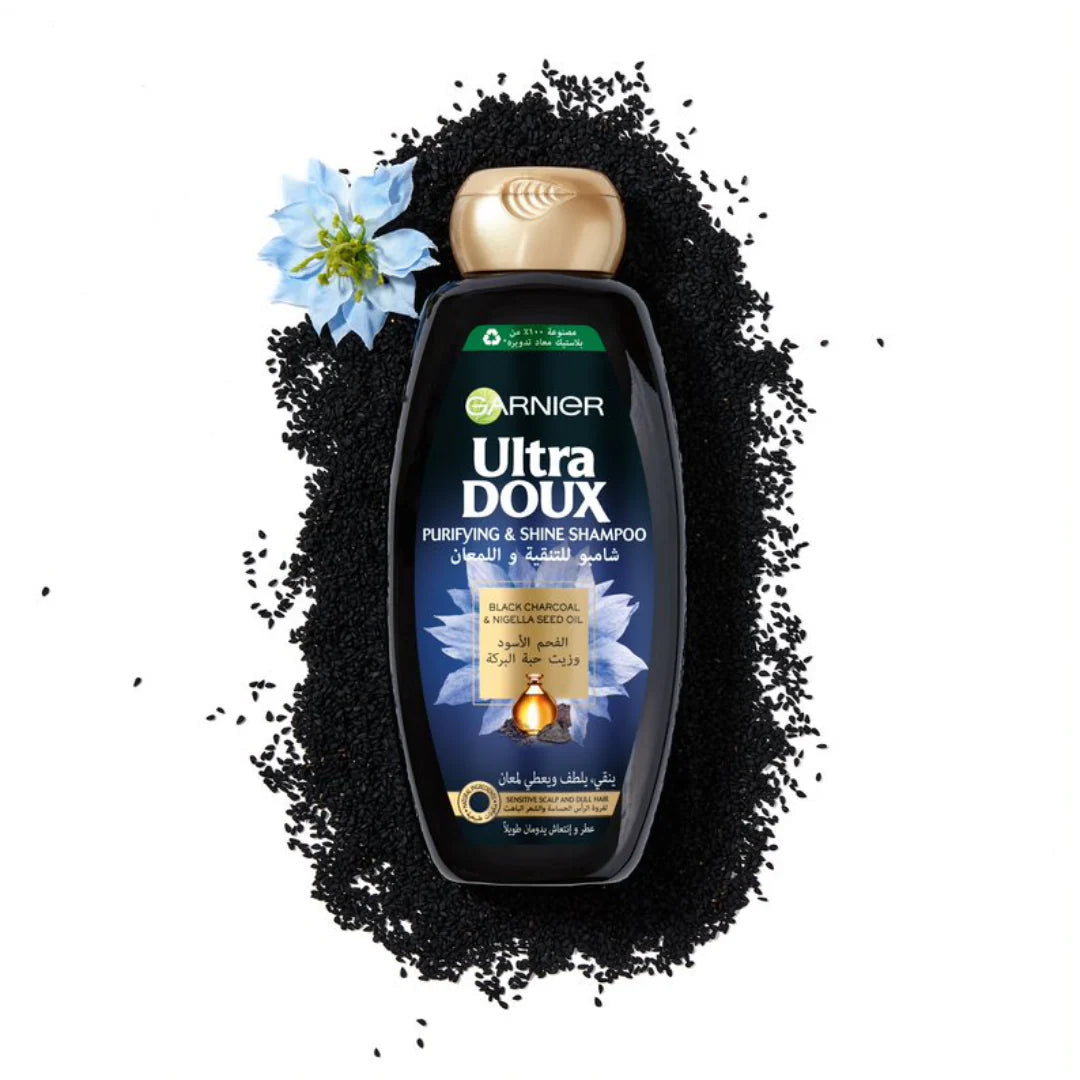 Garnier Ultra Doux Black Charcoal Shampoo