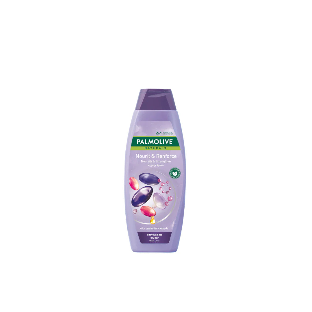 Palmolive Shampoo Nourish & Strengthen for Dry Hair with Ceramides 380ml