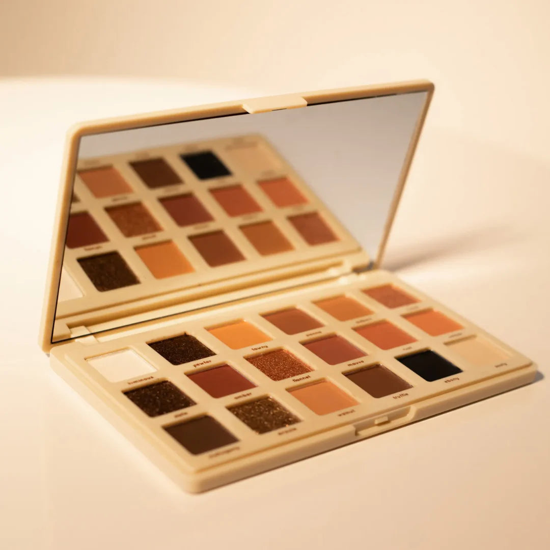 Ruby Rose Glass Mirror Shade Eyeshadow Palette 18 Shades