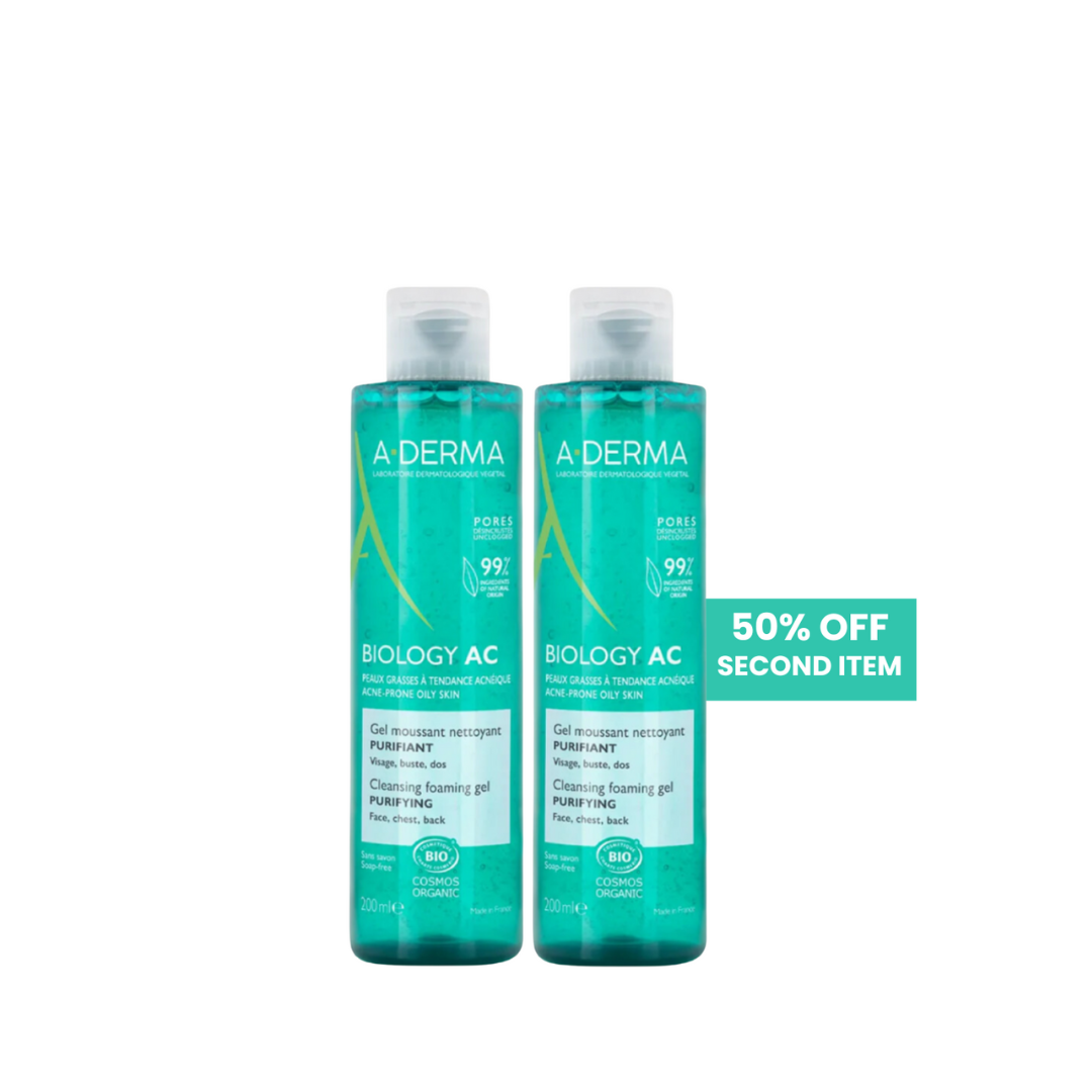 A-Derma Biology AC Gel Buy 1 Get 2nd 50% Off Set