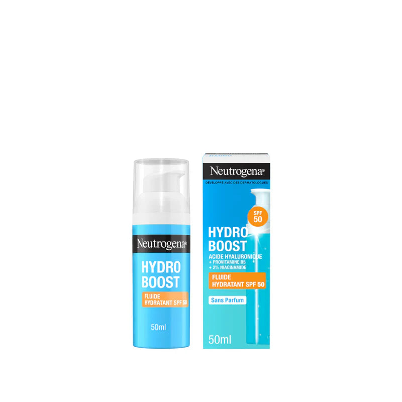 Neutrogena Hydro Boost Fluid SPF50 – Lightweight Hydrating Sunscreen