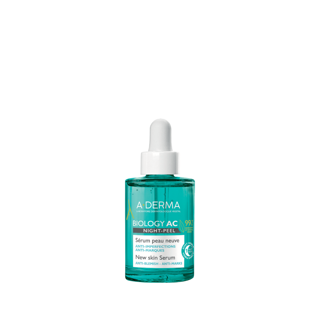 A-derma Biology AC Night Peel Anti-Blemish Serum 30ml