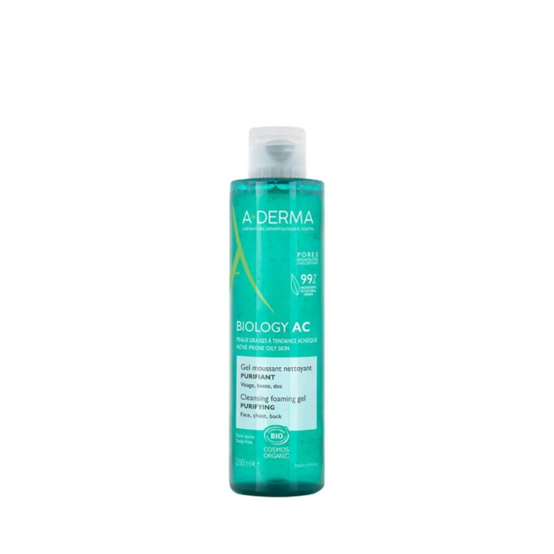 A-Derma Biology Ac Purifying Foaming Gel For Oily Skin 200ml