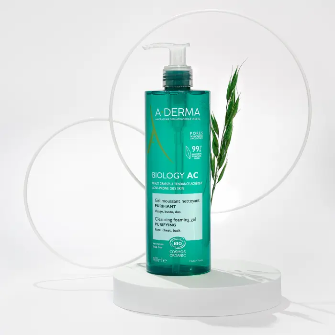 A-Derma Biology Ac Purifying Foaming Gel For Oily Skin 200ml