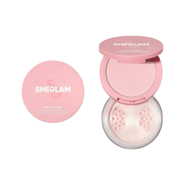 SHEGLAM FACE & UNDER EYE SETTING POWDER DUO BUBBLE GUM