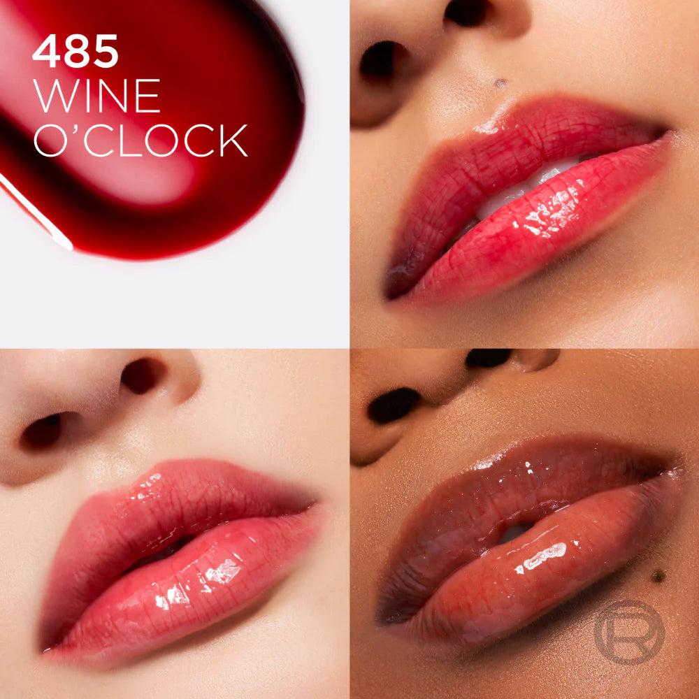 L’Oréal Paris Plump Ambition Hyaluron Lip Oil, 24HR Hydration and Volumizing Shine
