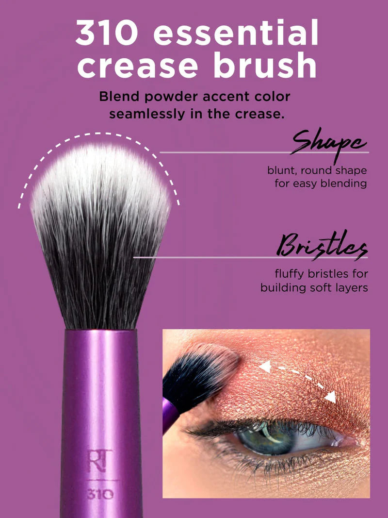 Real Techniques Everyday Eye Essentials Brush Kit of 8