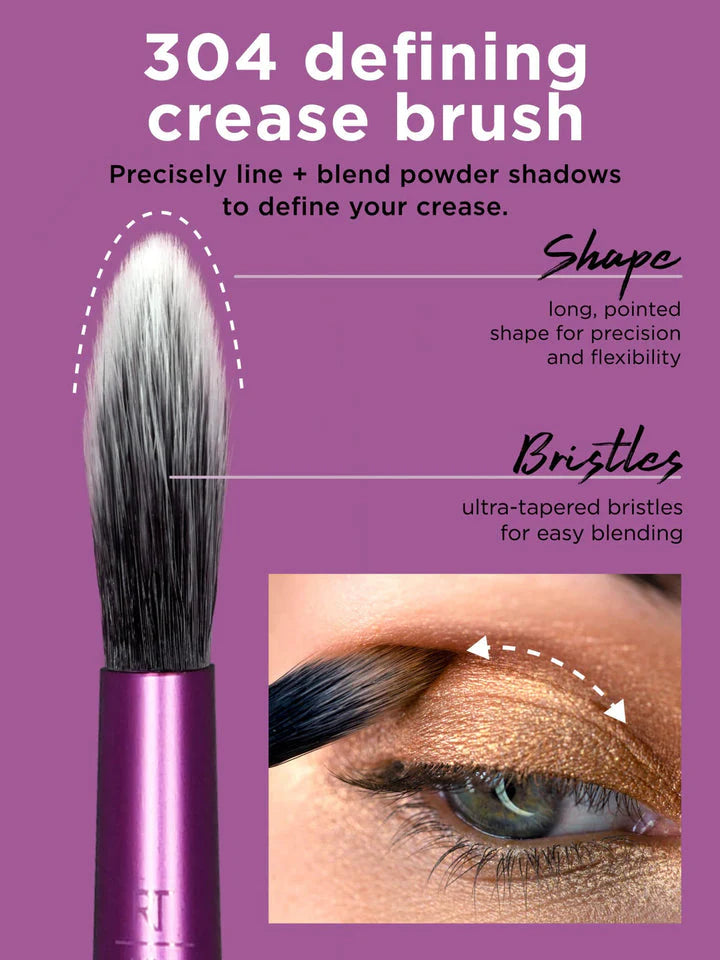 Real Techniques Everyday Eye Essentials Brush Kit of 8
