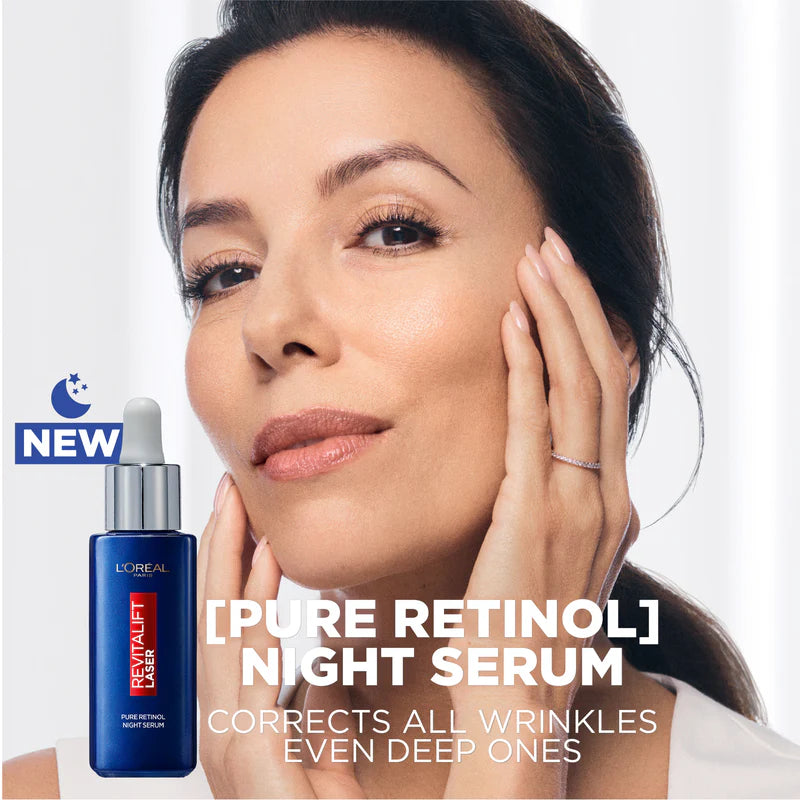 L'Oréal Paris Revitalift Retinol Night Serum – Anti-Aging Face Serum with 0.2% Pure Retino