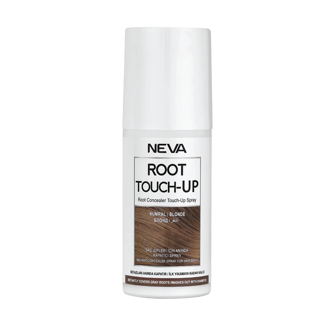 Neva Root Touch Up Hair Color Spray – Blonde – 75ml | Instant Gray Coverage, Long-Lasting Finish