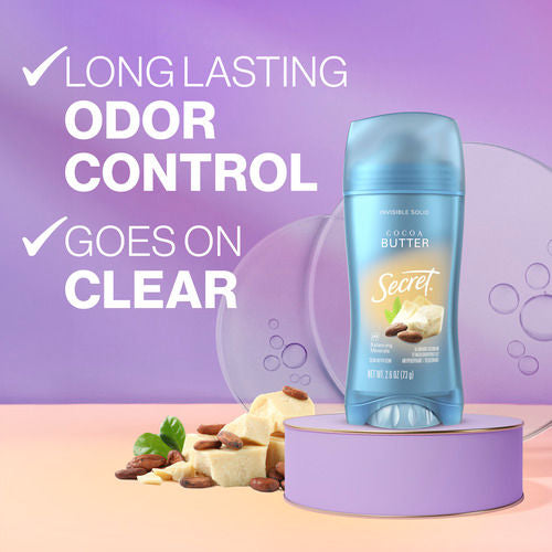 Secret Fresh Invisible Solid Cocoa Butter