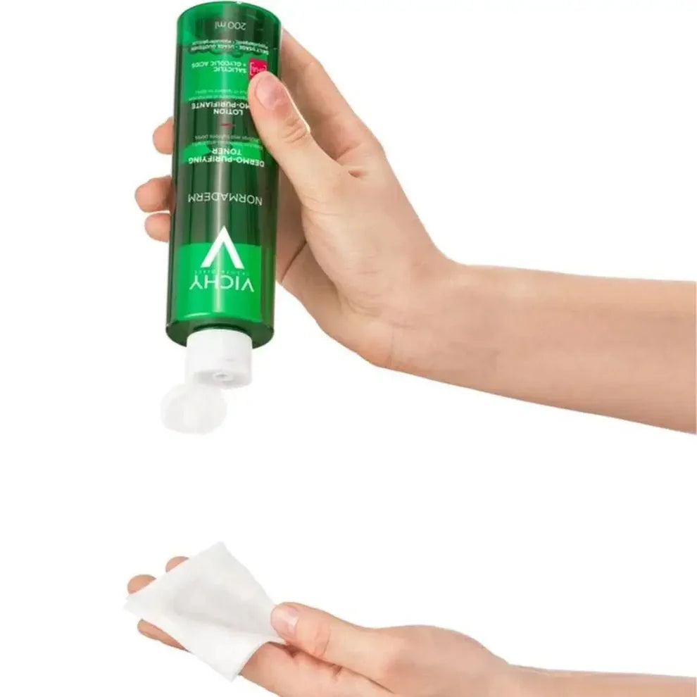 Vichy - Perfecting toner, refreshing and moisturizing green cleansing serum 200ml