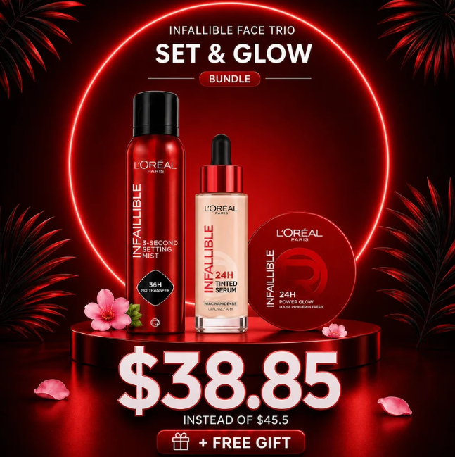 L’Oréal Infallible 24H Glow Trio