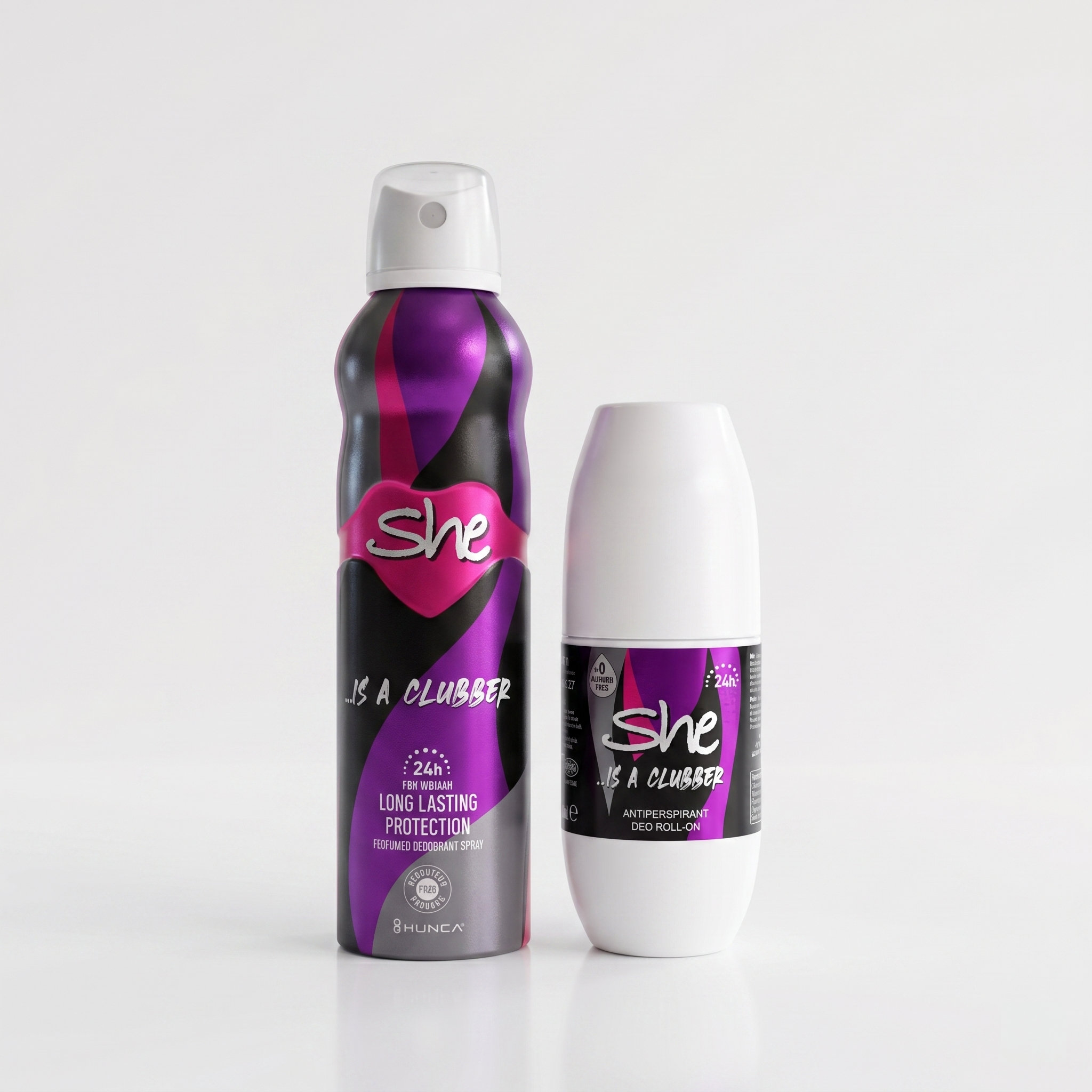 She Deodorant & Roll-On Bundle