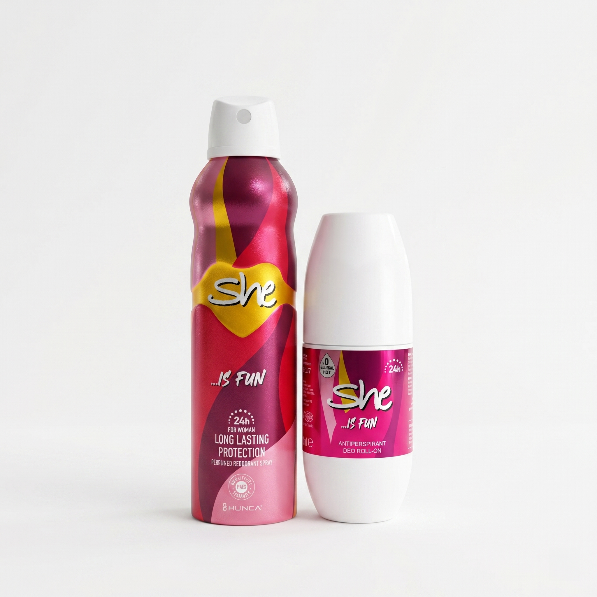 She Deodorant & Roll-On Bundle