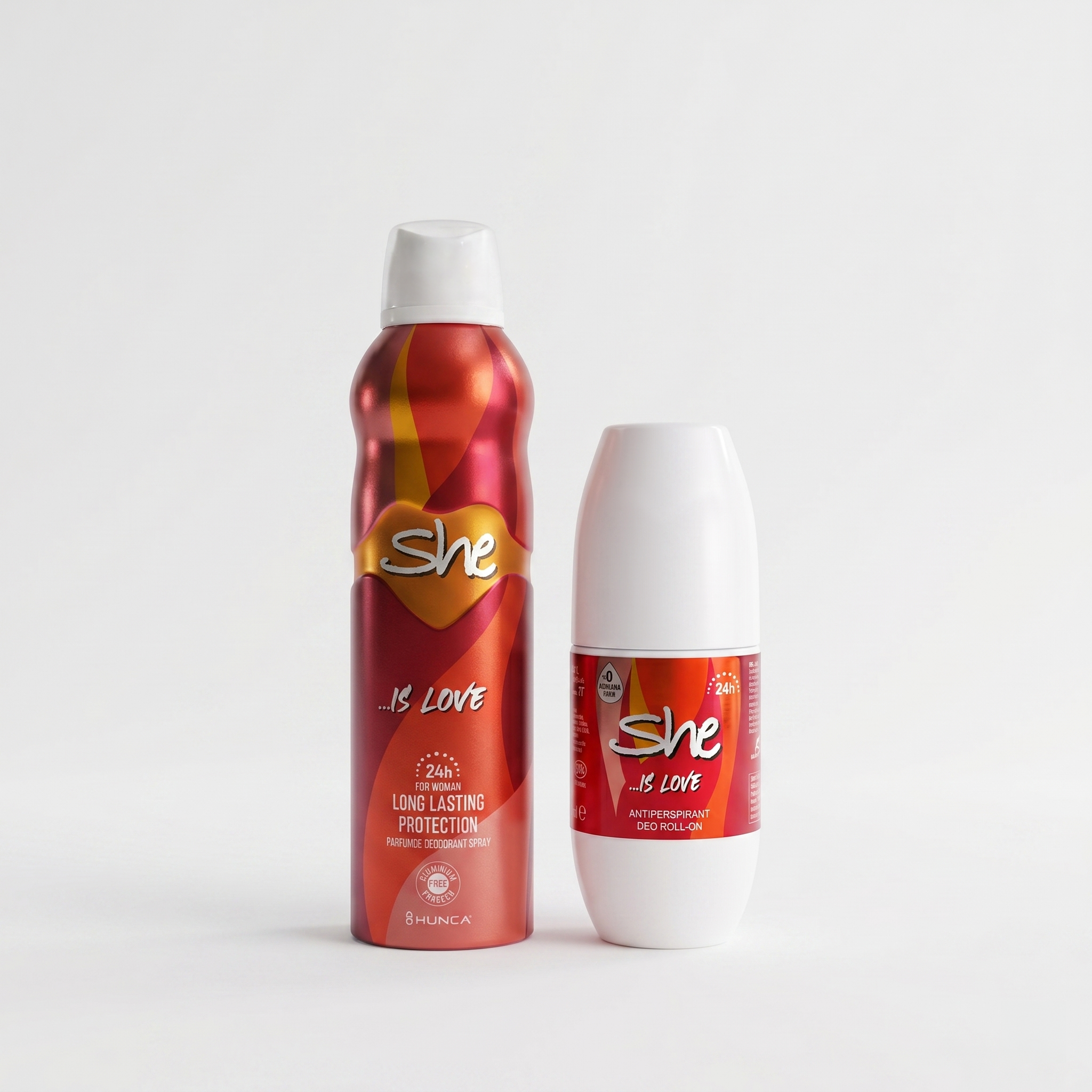 She Deodorant & Roll-On Bundle