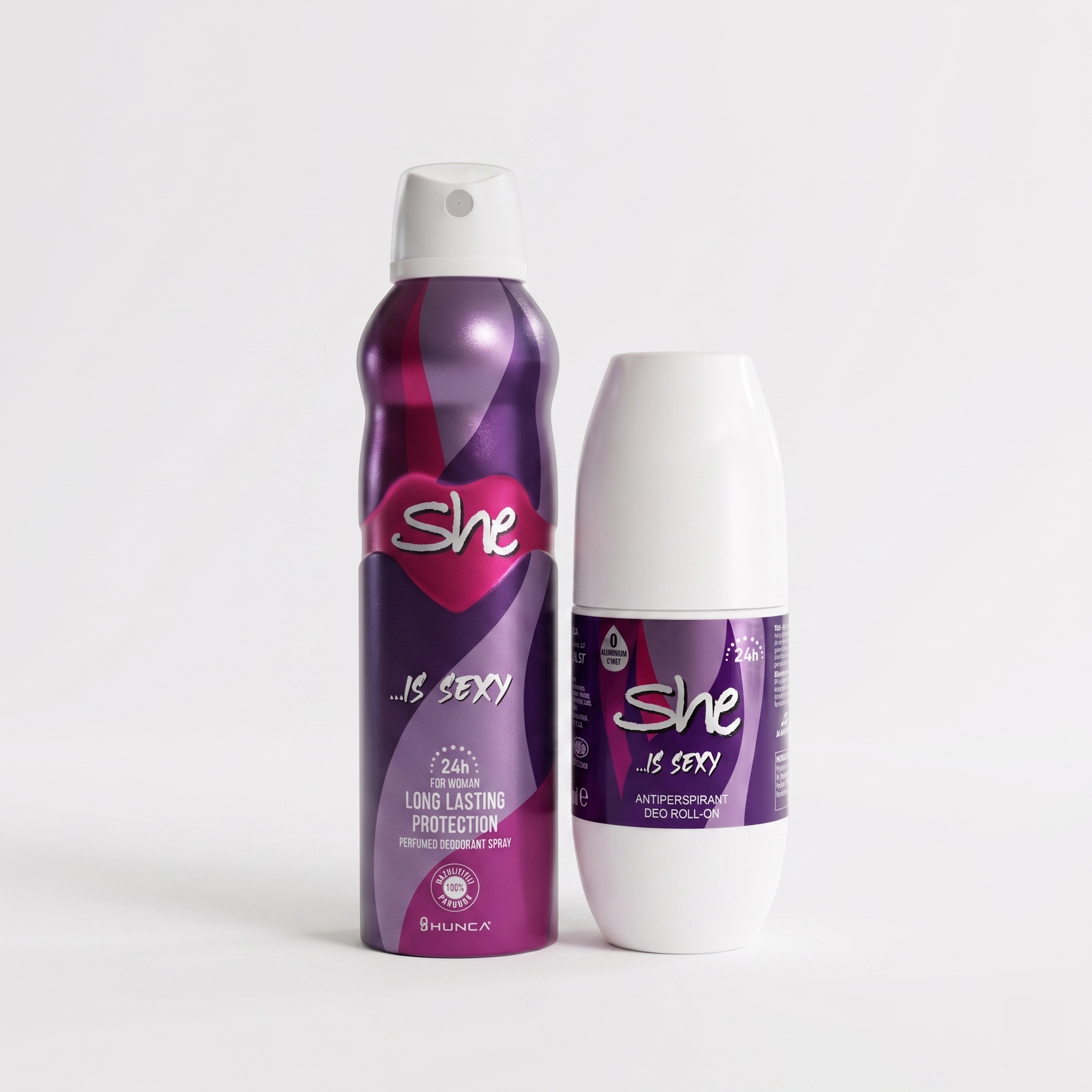 She Deodorant & Roll-On Bundle