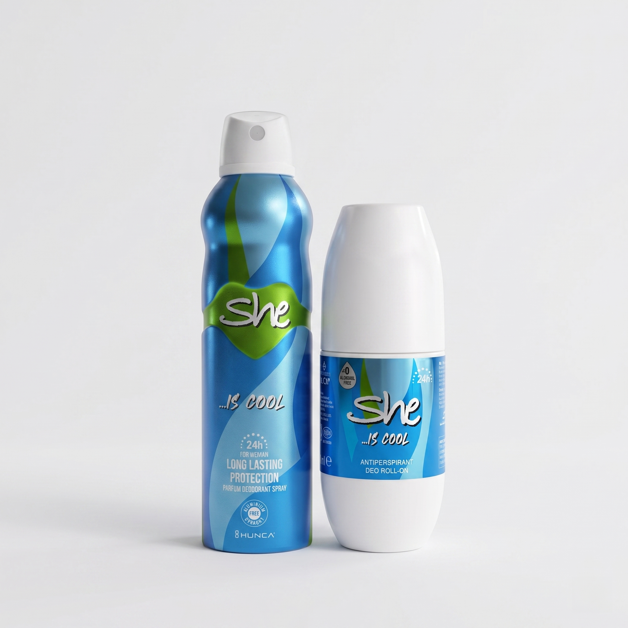 She Deodorant & Roll-On Bundle