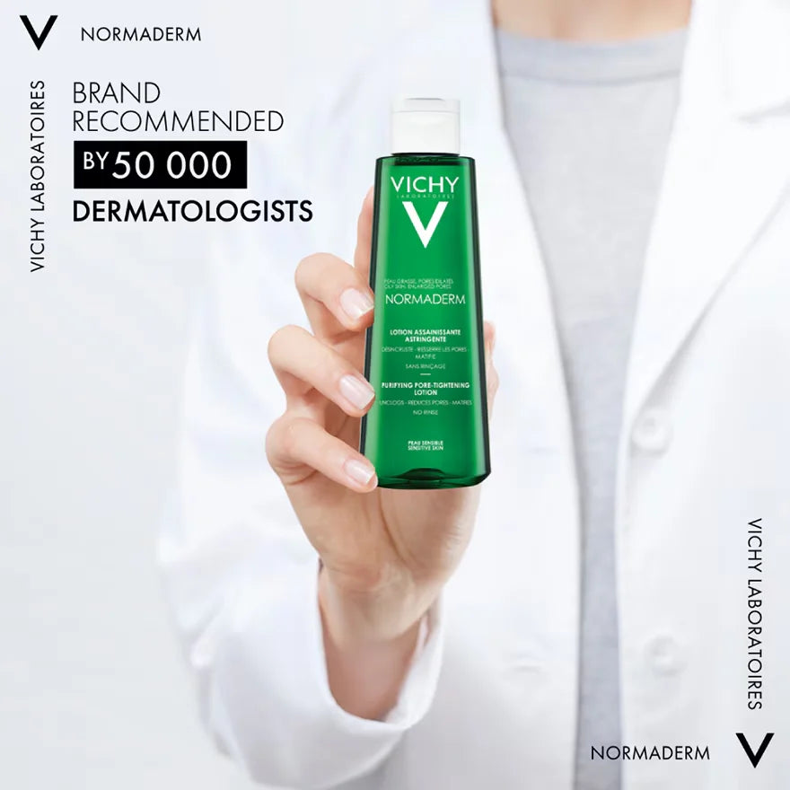 Vichy - Perfecting toner, refreshing and moisturizing green cleansing serum 200ml