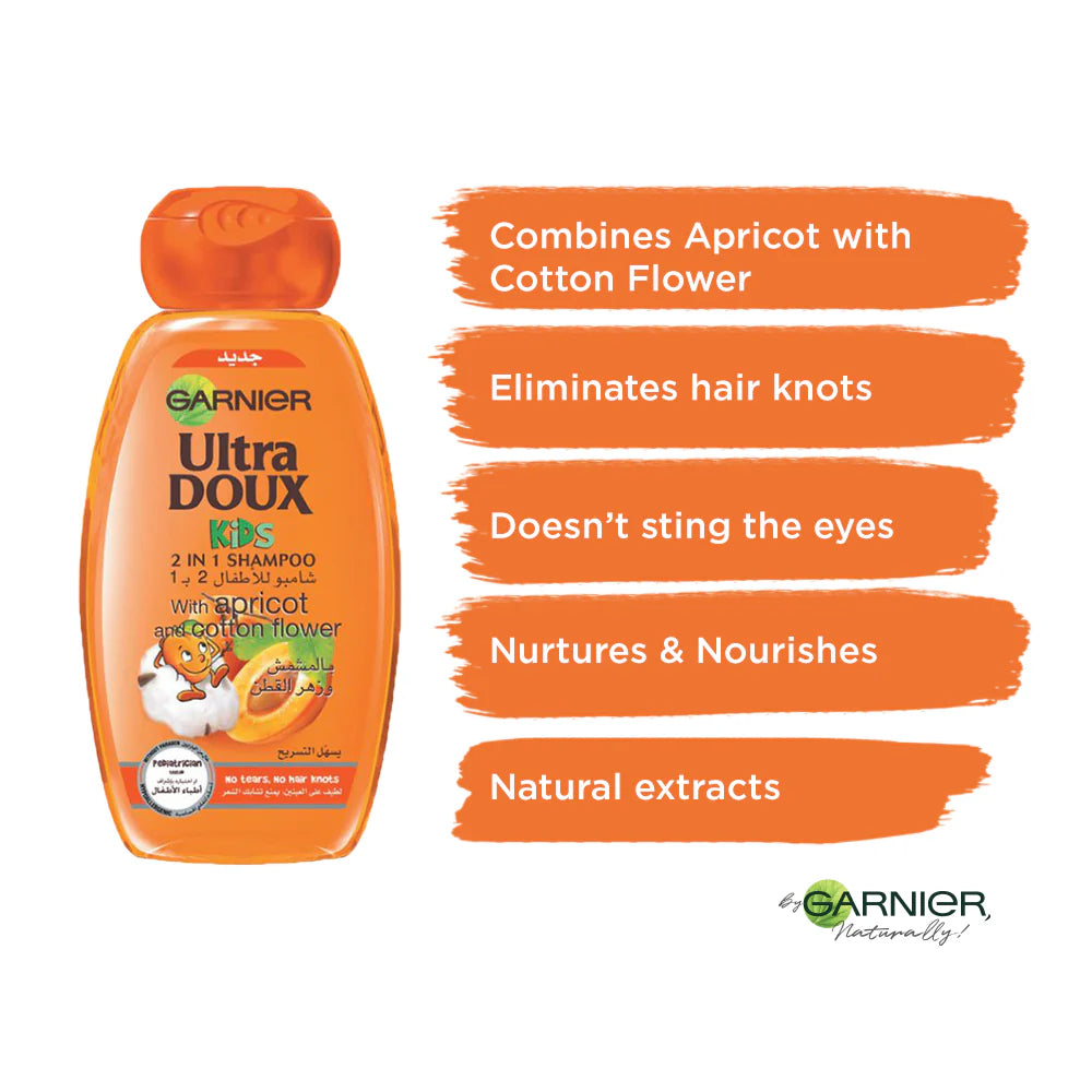 Garnier Ultra Doux Kids Apricot 2-in-1 Shampoo