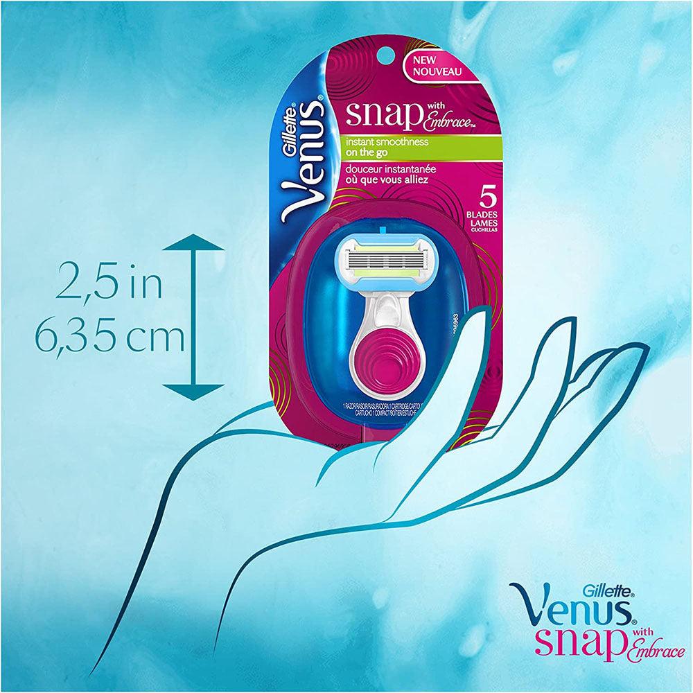 Gillette Venus Snap Embrace Razor 1 piece + case