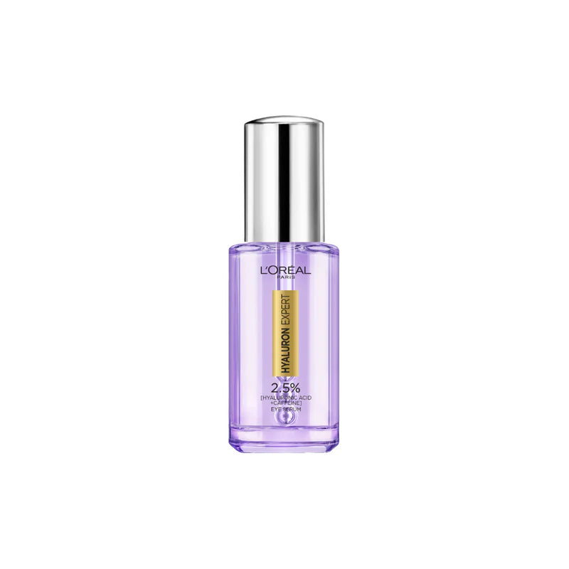 L'Oréal Paris Hyaluron Expert – Anti-Aging Eye Serum & Moisturiser with 2.5% Hyaluronic Acid & Caffeine