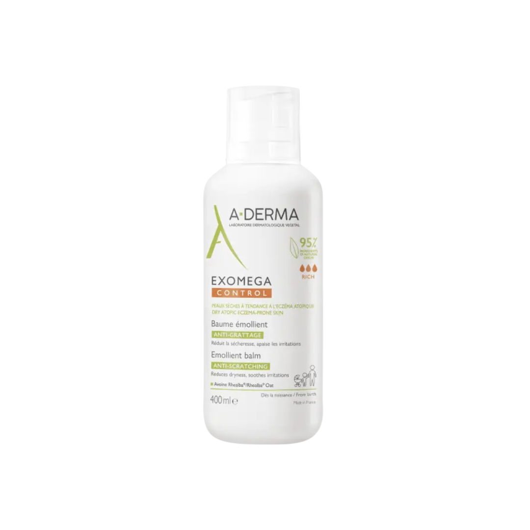 A-Derma Exomega Control Emollient Balm For Eczema Prone Skin 400ml