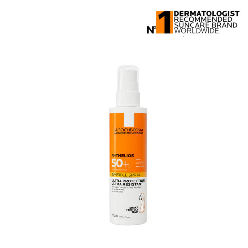 La Roche-Posay Anthelios Invisible Sunscreen Body Spray SPF50+ – High Protection for All Skin Types