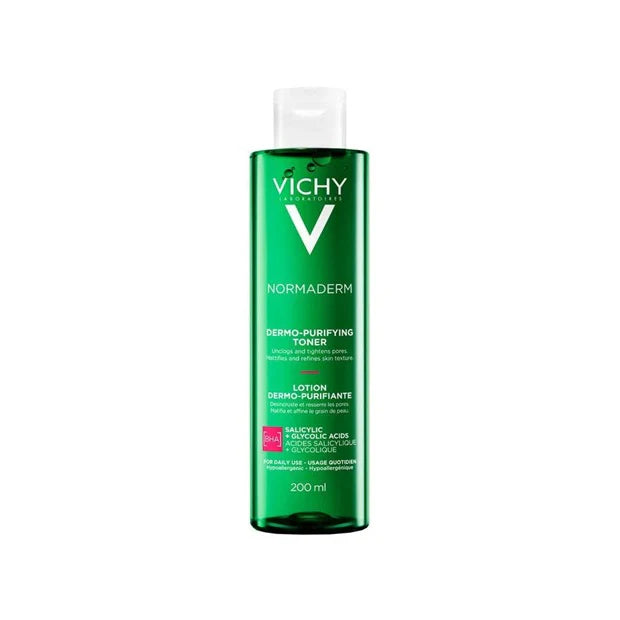 Vichy - Perfecting toner, refreshing and moisturizing green cleansing serum 200ml