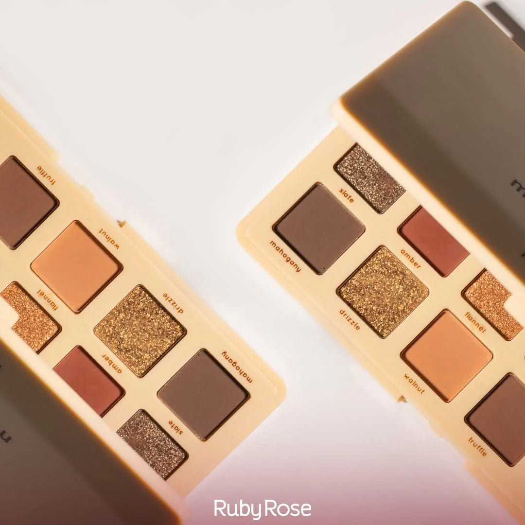 Ruby Rose Glass Mirror Shade Eyeshadow Palette 18 Shades