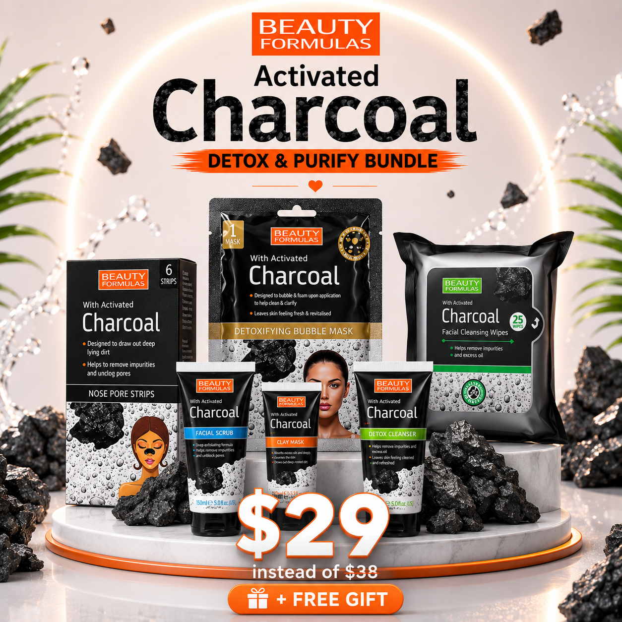 The Complete Activated Charcoal Purification and Deep Cleansing Collection