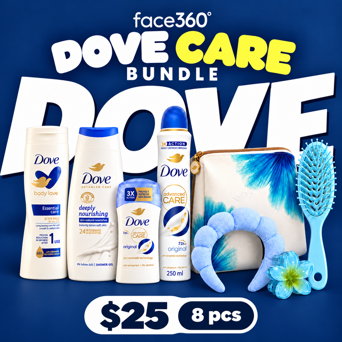 Dove Deeply Nourishing 8-Piece Set