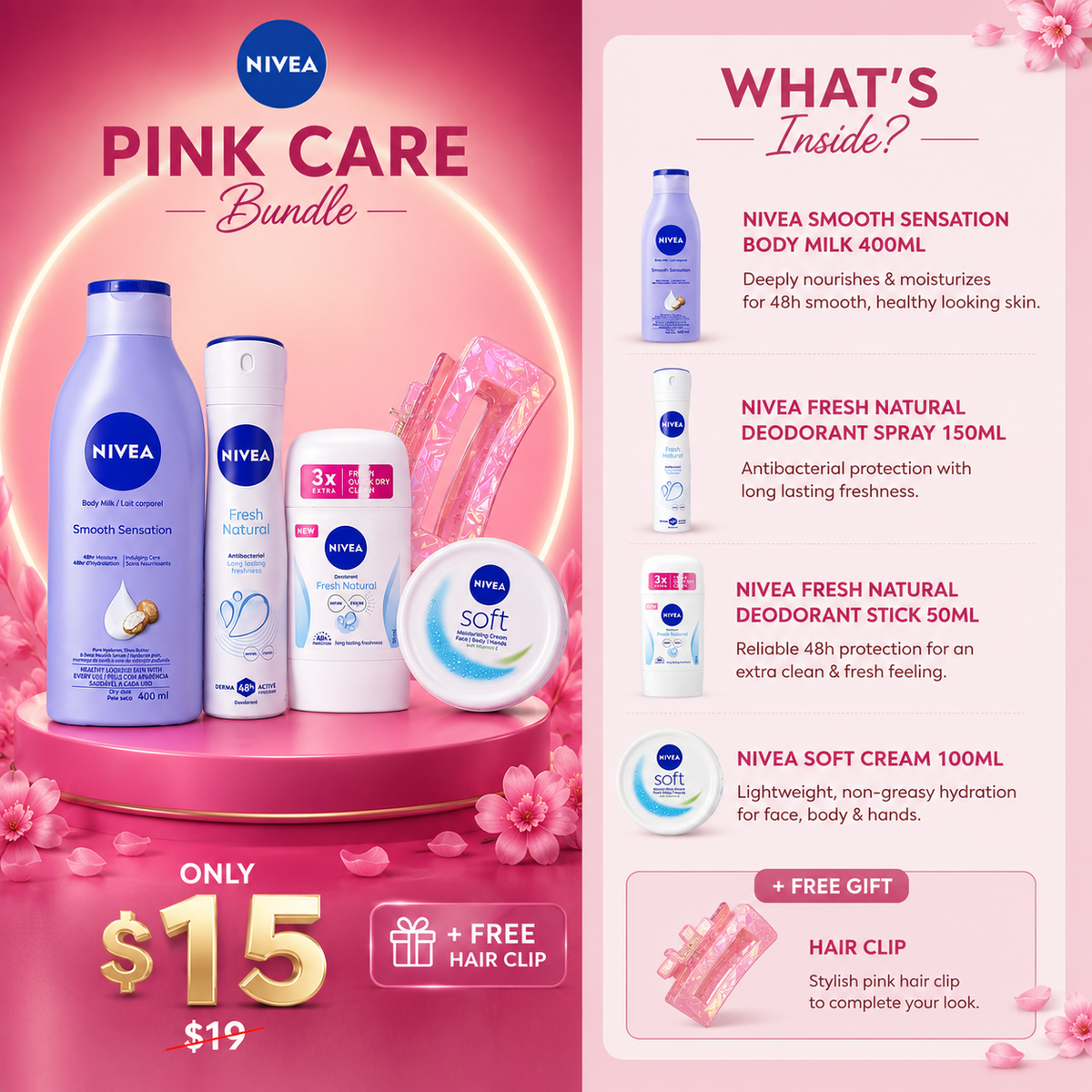 NIVEA Ultimate Body Care Set (Save 6$) f36