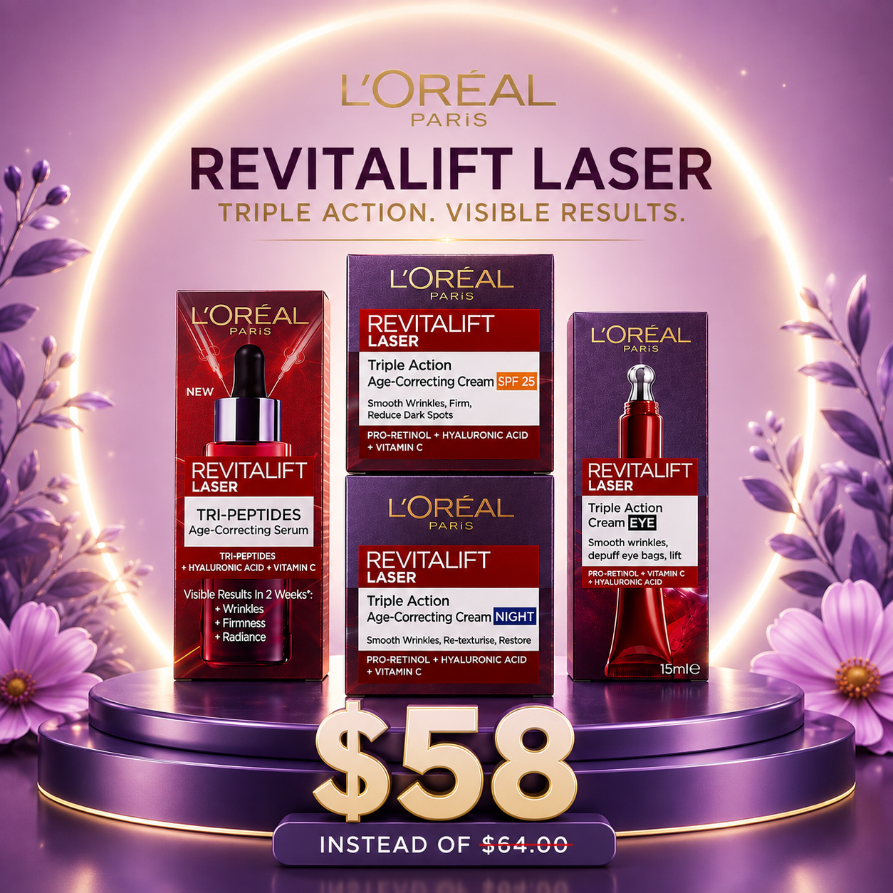 Turn Back Time: All-In-One L'Oréal Revitalift Laser Anti-Aging Kit
