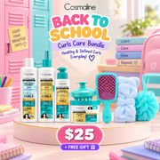 Cosmaline Back-to-School Curls Care Bundle
