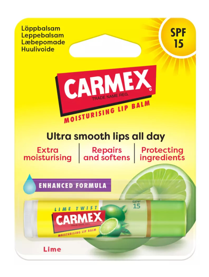 Carmex Lip Balm Lime Twist Stick SPF15 4.3 ml