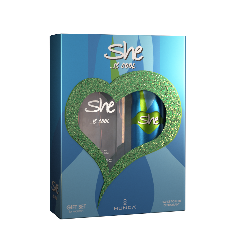 SHE IS COOL GIFT PACK FOR WOMEN - EDT & DEODORANT
