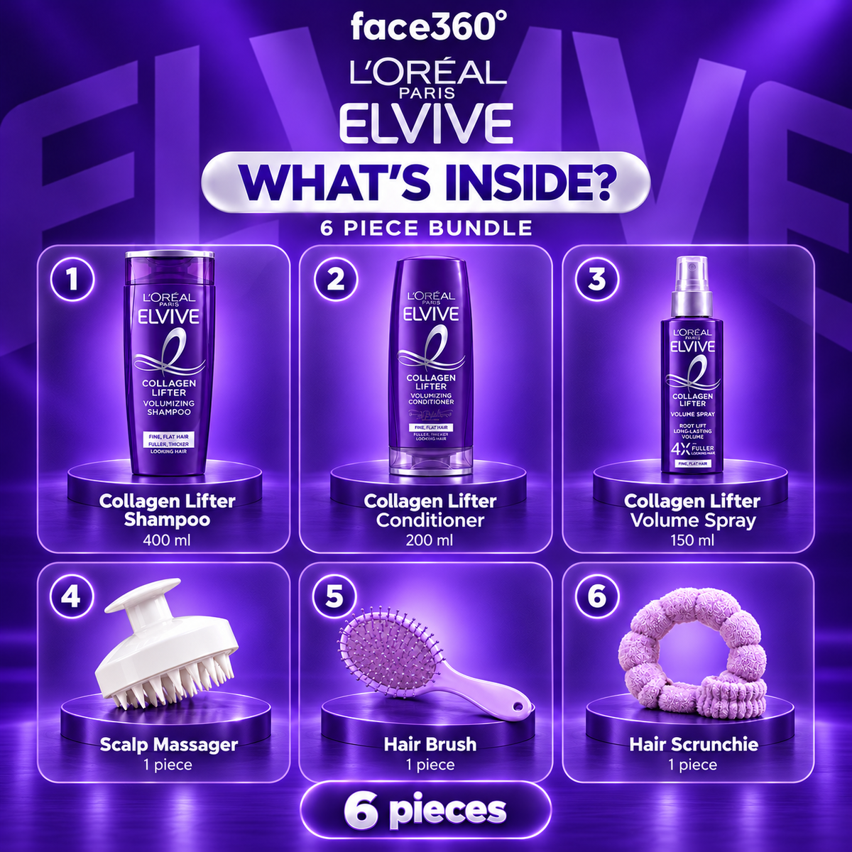 L'Oréal Elvive Collagen Lifter Complete Volume Kit