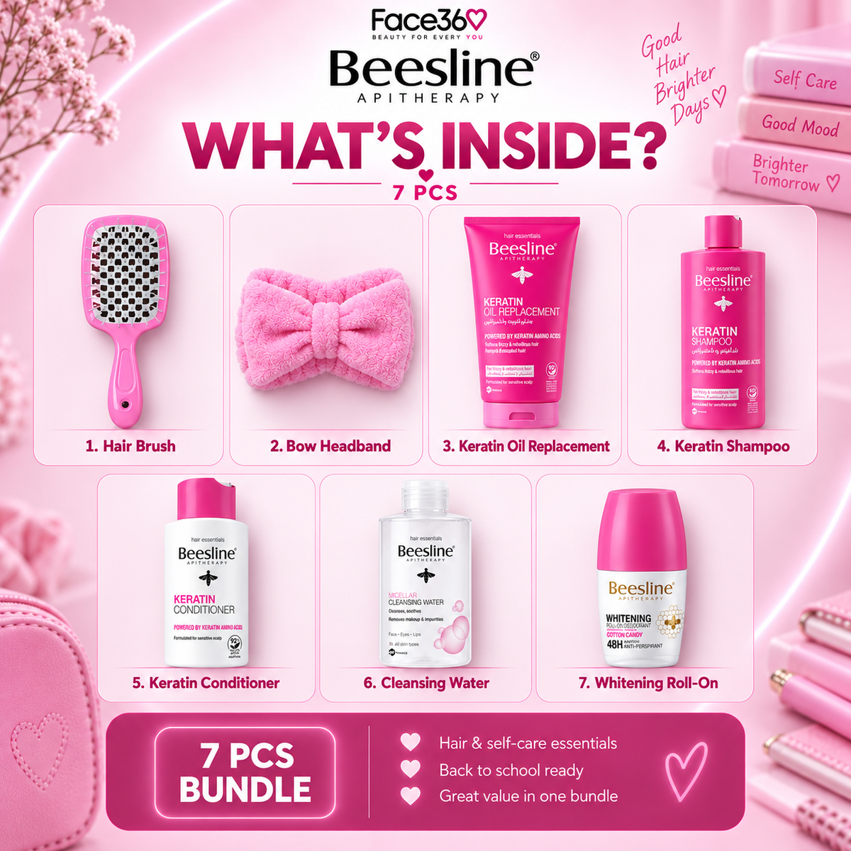 Beesline Complete Back-to-School Hair & Radiance Kit