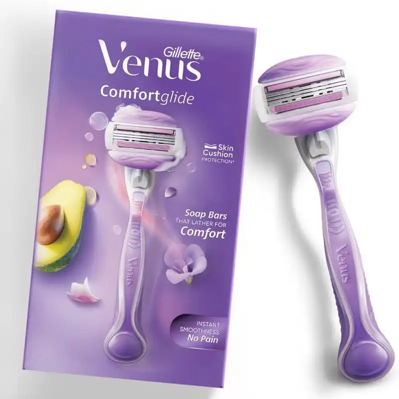 Gillette Venus Comfortglide Instant Smoothness- No Pain- Avocado