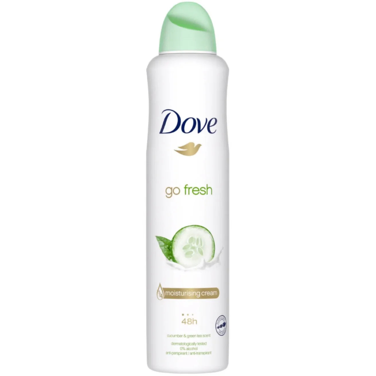 Dove Go Fresh Cucumber & Green Tea Antiperspirant Body Spray 48H Freshness