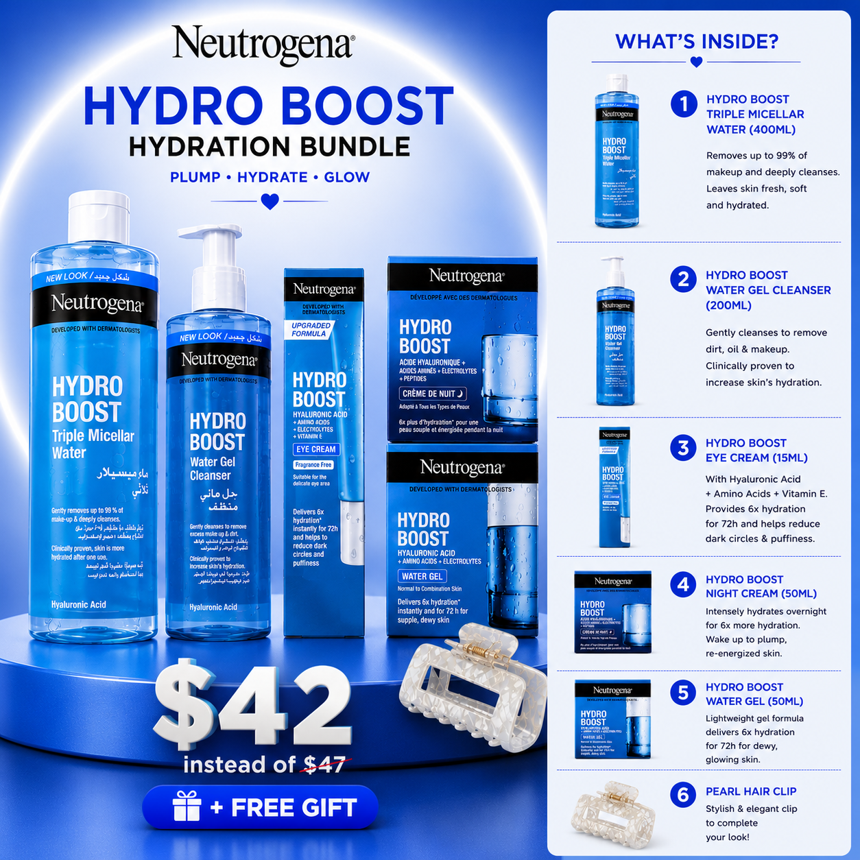 Neutrogena Hydro Boost Ultimate Hydration Bundle